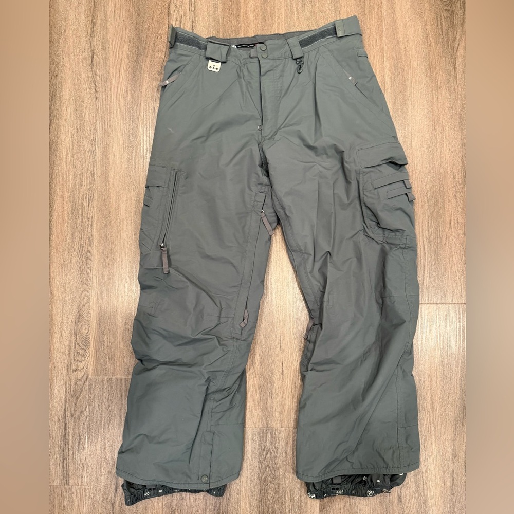 686 Smarty 3-in-1 Mens Cargo Snow Pants - Graphite Gray